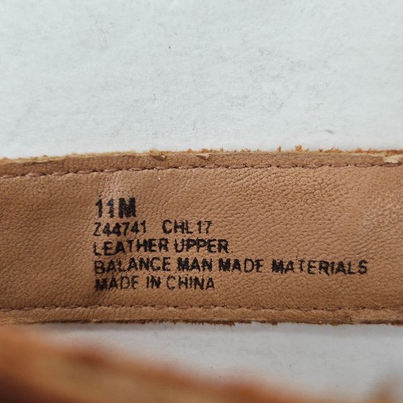 Born Of Concept Flat Comfort Sandal Sz 11 Brown Leather Casual Bohemian Walking - Picture 11 of 12